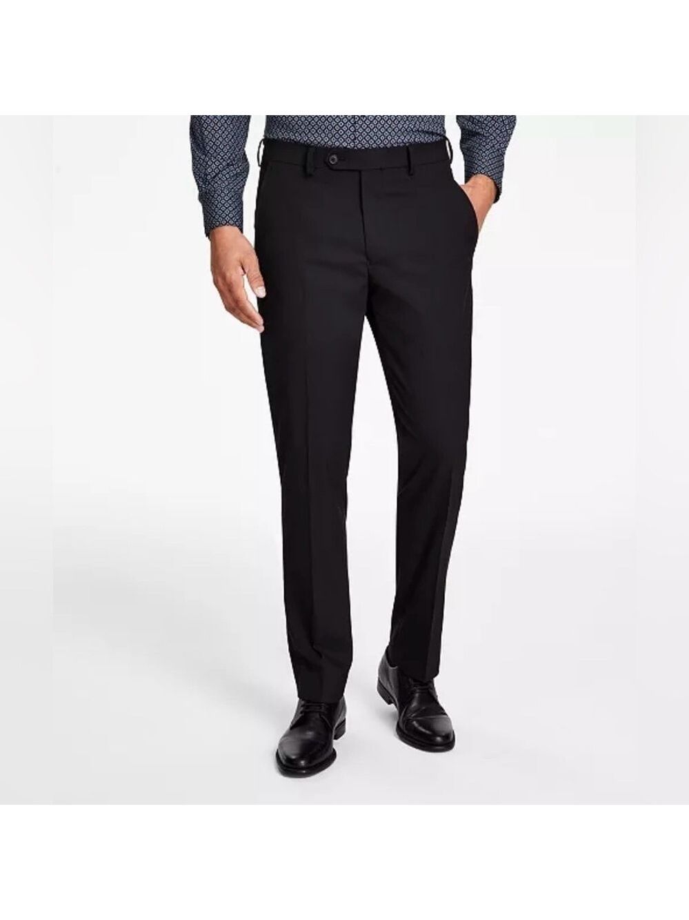 Alfani Men's Slim Fit Stretch Black Suit Dress Pants - NWT